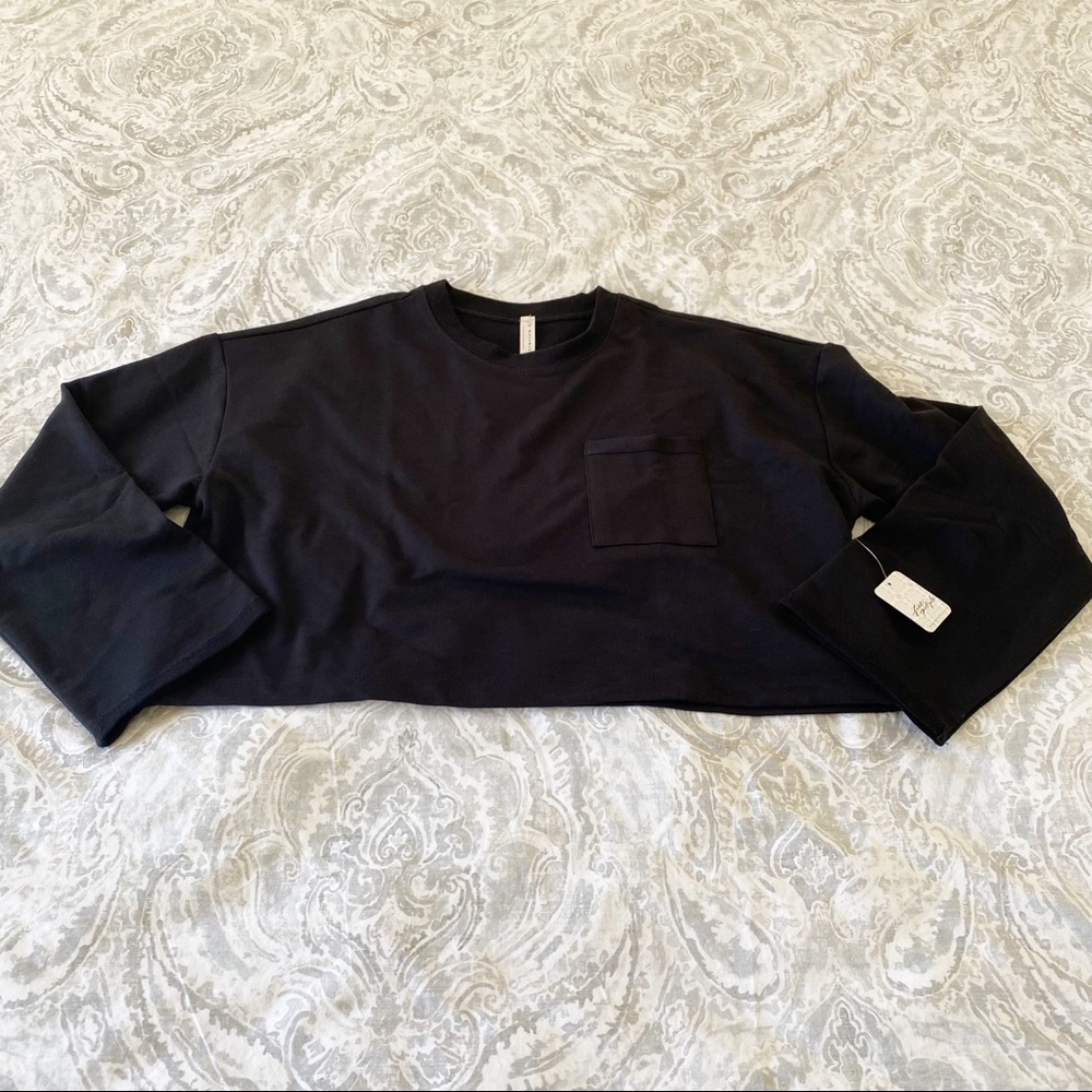 FREE PEOPLE Movement Sunny Set Black Coordinating 2 Piece Set Small NEW NWT - Picture 3 of 15